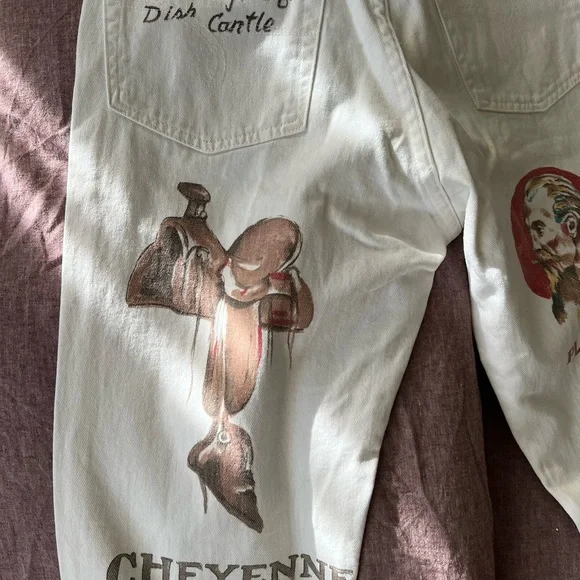 Ralph Lauren White Polo Dungarees - Picture 5 of 7